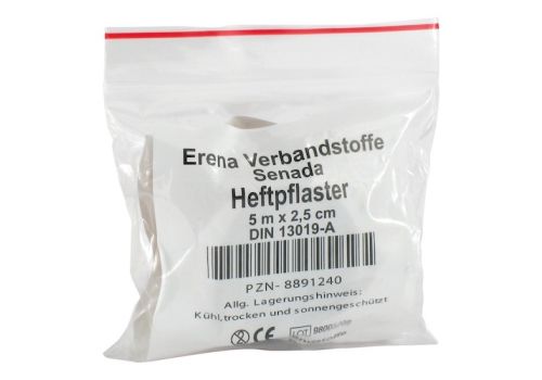 SENADA Heftpflaster 2,5 cmx5 m Spule – PZN 08891240 (PZN 08891240)