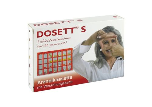 DOSETT S Arzneikassette rot – PZN 08484664 (PZN 08484664)