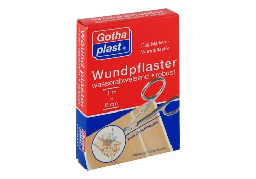 GOTHAPLAST Wundpfl.robust 6 cmx 1 m wasserabweis. – PZN 07464777 (PZN 07464777)