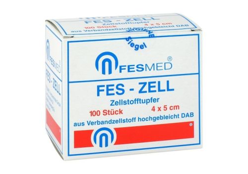 ZELLSTOFFTUPFER FES ZELL 4x5 cm hochgebleicht – PZN 08851186 (PZN 08851186)