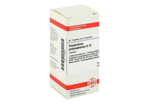 GNAPHALIUM POLYCEPHALUM D 12 Tabletten – PZN 07168955 (PZN 07168955)