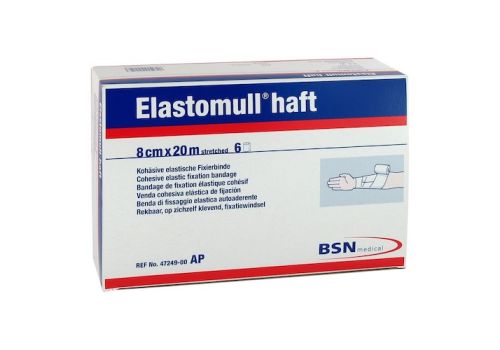 ELASTOMULL haft 8 cmx20 m Fixierbinde – PZN 06618468 (PZN 06618468)