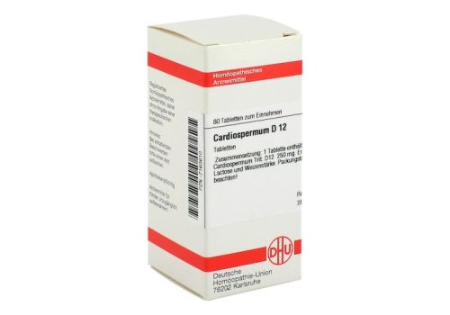 CARDIOSPERMUM D 12 Tabletten – PZN 07163610 (PZN 07163610)