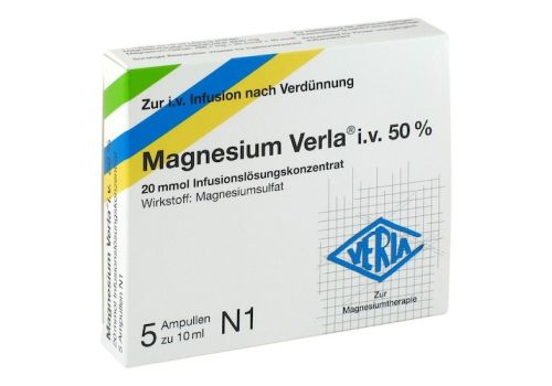 Magnesium Verla i.v. 50% 20mmol – PZN 07244946 (PZN 07244946)