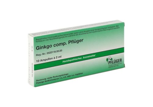 GINKGO COMP.Pflüger Ampullen – PZN 03064472 (PZN 03064472)