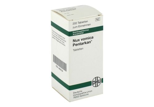 NUX VOMICA PENTARKAN Tabletten – PZN 08922124 (PZN 08922124)