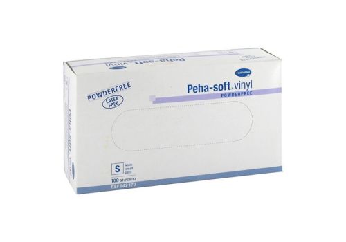 PEHA-SOFT Vinyl Unt.Handschuhe unste.puderfrei S – PZN 08909477 (PZN 08909477)