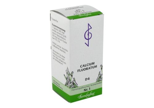 Biochemie 1 Calcium fluoratum D 6 Tabletten – PZN 04324828 (PZN 04324828)