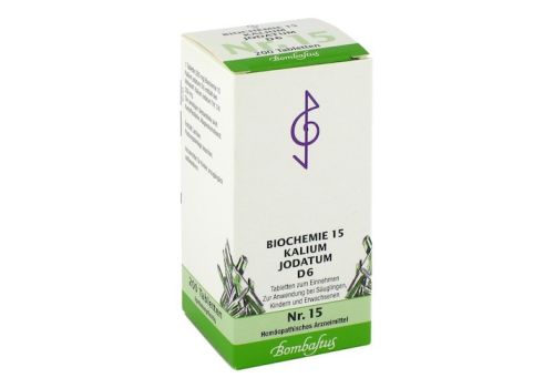 BIOCHEMIE 15 Kalium jodatum D 6 Tabletten – PZN 04324774 (PZN 04324774)