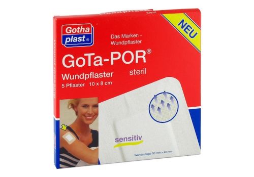 GOTA-POR Wundpflaster steril 80x100 mm – PZN 04473617 (PZN 04473617)