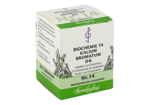 BIOCHEMIE 14 Kalium bromatum D 6 Tabletten – PZN 04324633 (PZN 04324633)