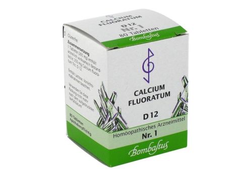 BIOCHEMIE 1 Calcium fluoratum D 12 Tabletten – PZN 04324917 (PZN 04324917)