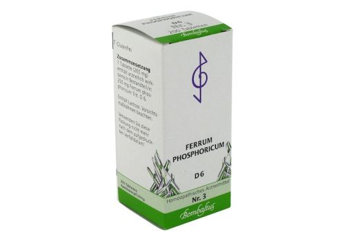 Biochemie 3 Ferrum phosphoricum D 6 Tabletten – PZN 03093686 (PZN 03093686)