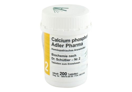 BIOCHEMIE Adler 2 Calcium phosphoricum D 6 Tabl. – PZN 00833160 (PZN 00833160)