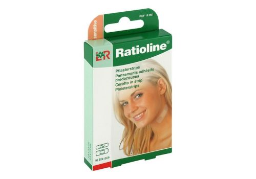 RATIOLINE sensitive Pflasterstrips in 2 Größen – PZN 01805183 (PZN 01805183)