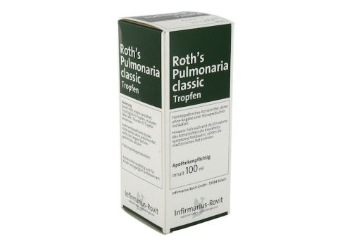 ROTHS Pulmonaria classic Tropfen – PZN 02912627 (PZN 02912627)