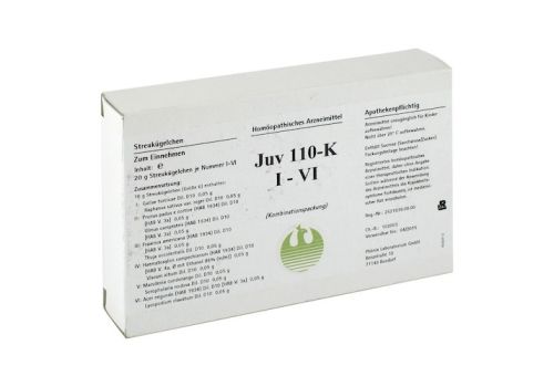 JUV 110 K I-VI Globuli – PZN 01082460 (PZN 01082460)