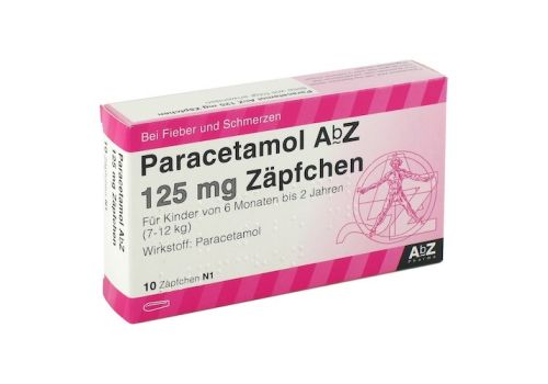 Paracetamol AbZ 125mg – PZN 02058601 (PZN 02058601)