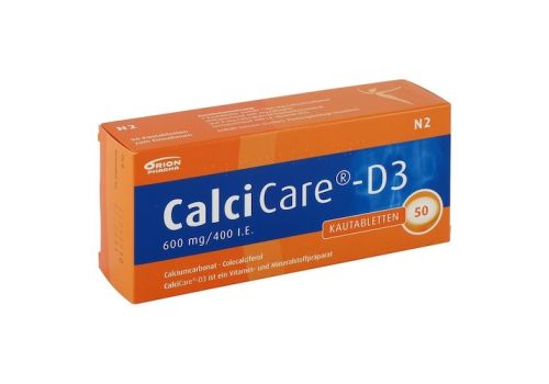 CalciCare-D3 600mg/400 I.E. – PZN 04787592 (PZN 04787592)