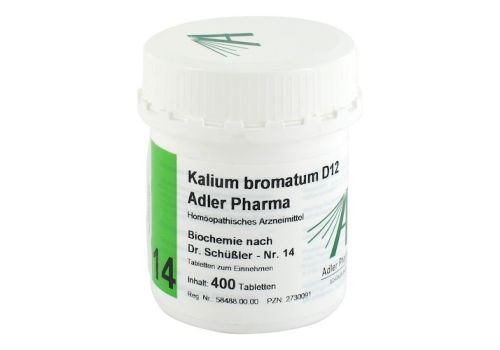 BIOCHEMIE Adler 14 Kalium bromatum D 12 Tabletten – PZN 02730091 (PZN 02730091)