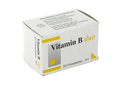 Vitamin B duo 100mg/100mg – PZN 07233658 (PZN 07233658)