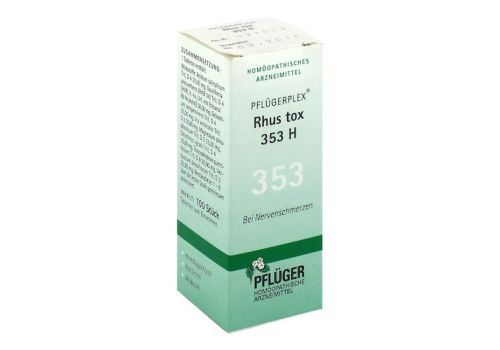 PFLÜGERPLEX Rhus tox.353 H Tabletten – PZN 00868224 (PZN 00868224)