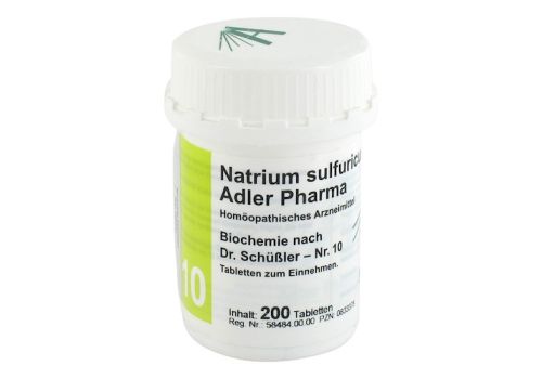 BIOCHEMIE Adler 10 Natrium sulfuricum D 6 Tabl. – PZN 00833378 (PZN 00833378)