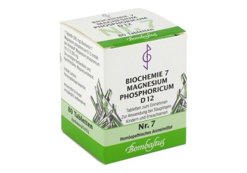 BIOCHEMIE 7 Magnesium phosphoricum D 12 Tabletten – PZN 01073679 (PZN 01073679)