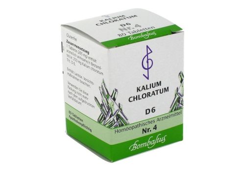 BIOCHEMIE 4 Kalium chloratum D 6 Tabletten – PZN 04324857 (PZN 04324857)