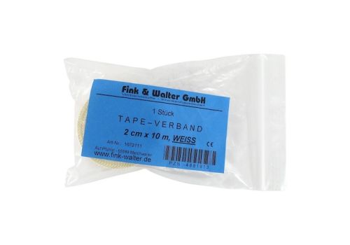 TAPE-Verband 2 cmx10 m weiß – PZN 04881813 (PZN 04881813)