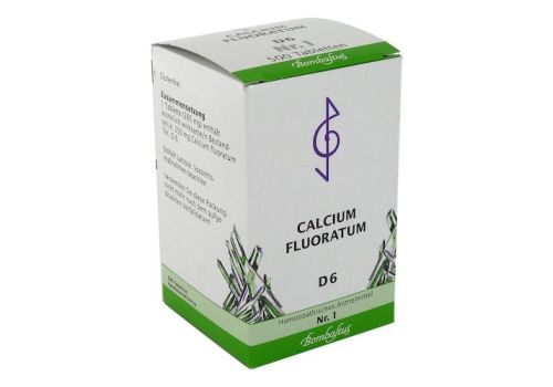 BIOCHEMIE 1 Calcium fluoratum D 6 Tabletten – PZN 04324834 (PZN 04324834)