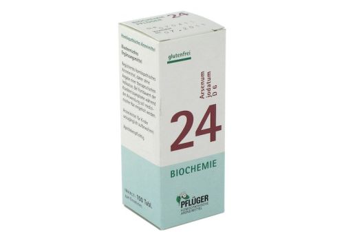 BIOCHEMIE Pflüger 24 Arsenum jodatum D 6 Tabletten – PZN 06323081 (PZN 06323081)