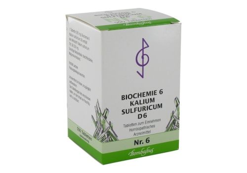 BIOCHEMIE 6 Kalium sulfuricum D 6 Tabletten – PZN 01009411 (PZN 01009411)