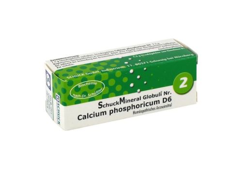 SCHUCKMINERAL Globuli 2 Calcium phosphoricum D 6 – PZN 05122423 (PZN 05122423)