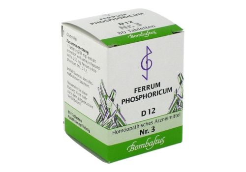 BIOCHEMIE 3 Ferrum phosphoricum D 12 Tabletten – PZN 04324627 (PZN 04324627)