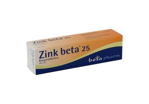 Zink beta 25mg – PZN 08653457 (PZN 08653457)