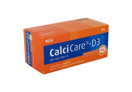 CalciCare-D3 600mg/400 I.E. – PZN 04787600 (PZN 04787600)