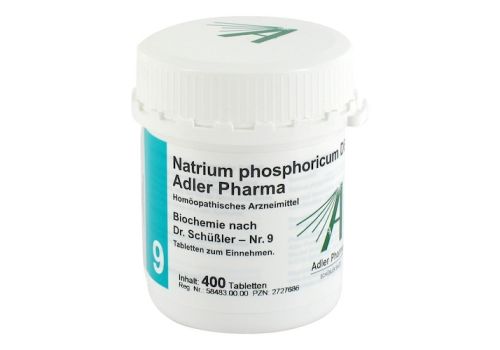 BIOCHEMIE Adler 9 Natrium phosphoricum D 6 Tabl. – PZN 02727686 (PZN 02727686)