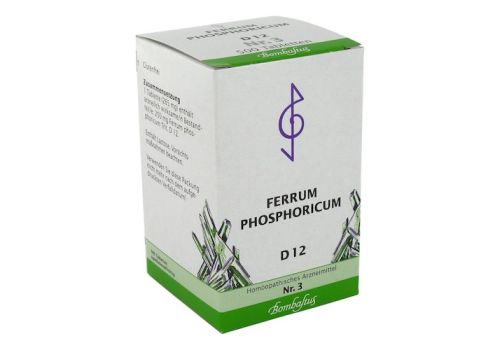 BIOCHEMIE 3 Ferrum phosphoricum D 12 Tabletten – PZN 04324805 (PZN 04324805)