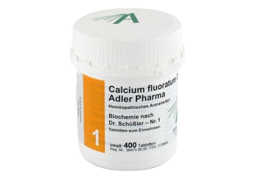 BIOCHEMIE Adler 1 Calcium fluoratum D 12 Tabletten – PZN 02726698 (PZN 02726698)