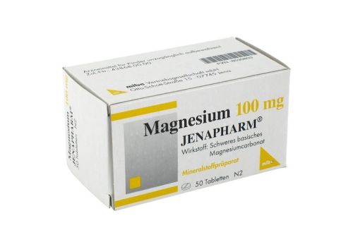 MAGNESIUM 100 mg Jenapharm Tabletten – PZN 08530803 (PZN 08530803)