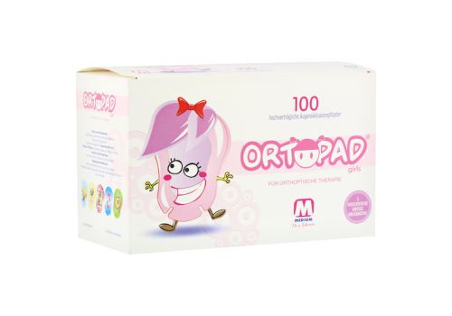 ORTOPAD for girls medium Augenokklusionspflaster – PZN 06443307 (PZN 06443307)