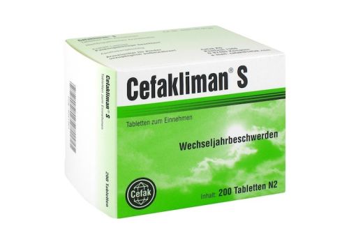 CEFAKLIMAN S Tabletten – PZN 04041361 (PZN 04041361)