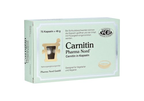 CARNITIN PHARMA Nord Kapseln – PZN 10762001 (PZN 10762001)