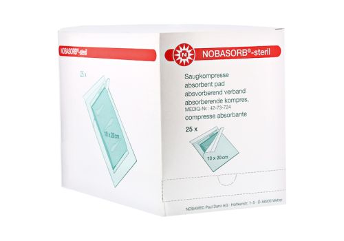 NOBASORB-steril Saugkompressen 10x20 cm P1 – PZN 11606013 (PZN 11606013)