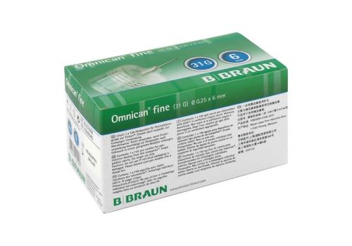 OMNICAN fine Pen Kanüle 31 G 0,25x6 mm – PZN 07028645 (PZN 07028645)