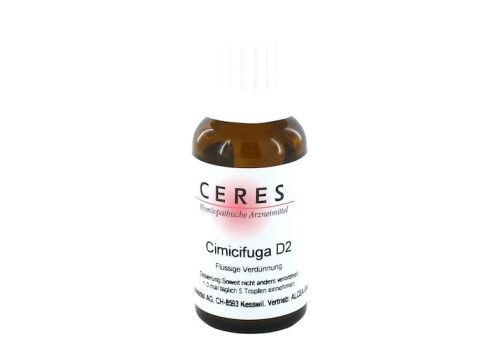 CERES Cimicifuga D 2 Dilution – PZN 00981067 (PZN 00981067)