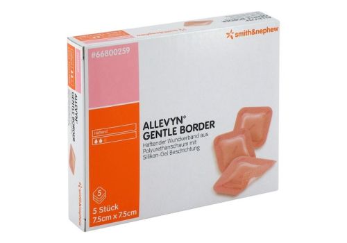 ALLEVYN Gentle Border 7,5x7,5 cm Schaumverb. – PZN 06087427 (PZN 06087427)