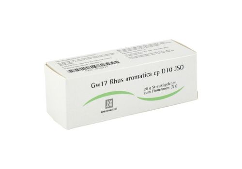 JSO Gw 17 Rhus aromatica cp D 10 Globuli – PZN 04943477 (PZN 04943477)