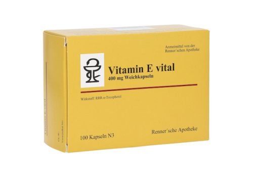 VITAMIN E VITAL 400 mg Rennersche Apotheke Weichk. – PZN 12519440 (PZN 12519440)